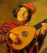 Frans Hals Jester with a Lute USA oil painting artist